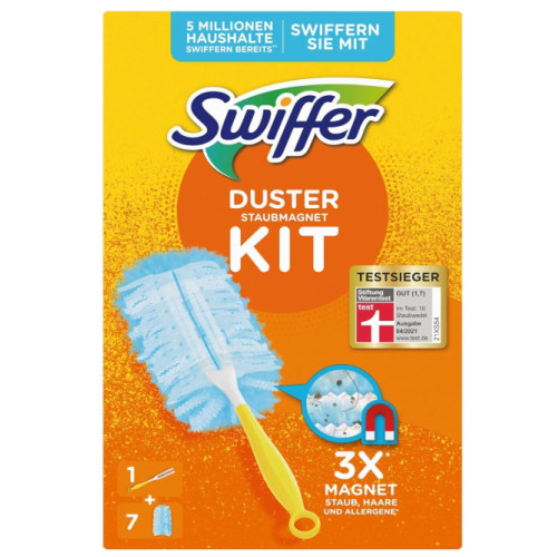 Щетка-магнит для сборки пыли Swiffer Duster с 7 сменными насадками